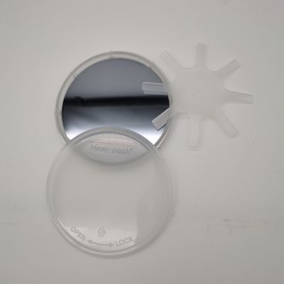 Mua Polypropylene rõ ràng đơn Wafer Carrier Set với nắp và cơ sở mùa xuân cho Wafer Fab online manufacture