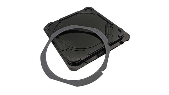 Mua Clamshell Wafer Box Single Flex Frame Shippers With Match Expand Ring Used For Wafer Fab (Khối Wafer Cốp đơn) online manufacture