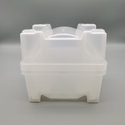 Mua 6 inch 150mm Wafer Shipping Box PP Base Lid Cassette Set Màu minh bạch với khả năng tương thích cao online manufacture