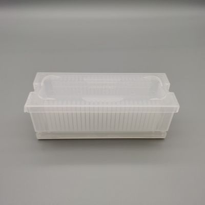 Mua Hộp Silicon Wafer hình chữ nhật 25PCS Press Type Sử dụng tái chế với đáy và nắp online manufacture