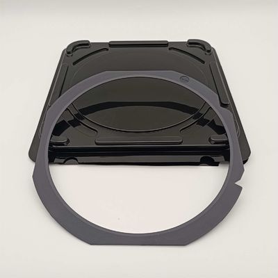 Mua Đen khung nhựa đơn Wafer vận chuyển với khung linh hoạt và phim xanh để bảo vệ và lưu trữ online manufacture