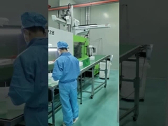 Đơn giản PP Fluoroware Wafer Shipping Box Carrier Với Cassette 4 Inch 100mm